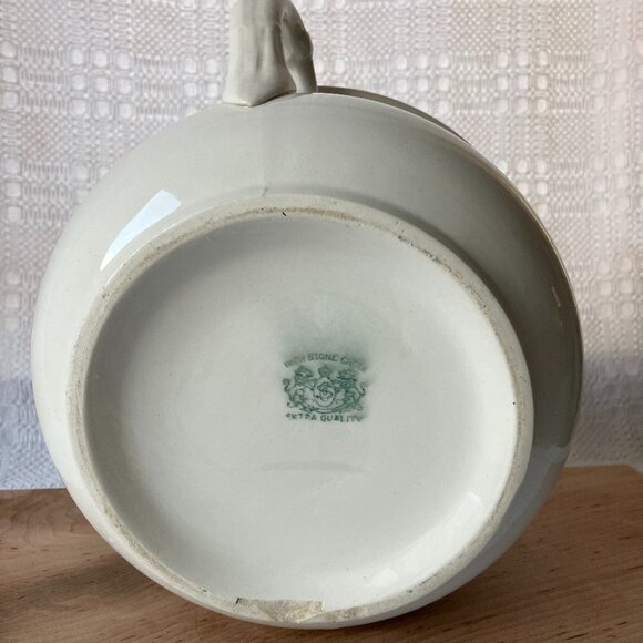 Antique 1800s Ironstone Chamber Pot C S Co. Extra Quality 5.25" Tall - Picture 6 of 11